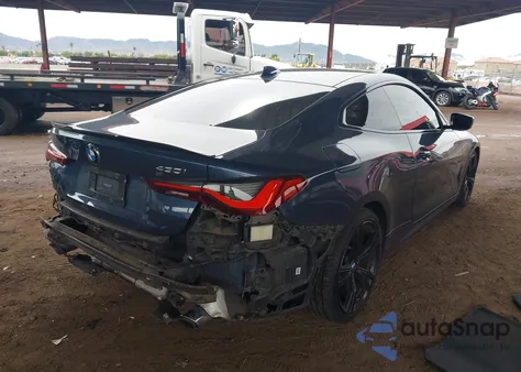 2021 BMW 430I из США, поврежденный, VIN WBA53AP02MCF83135